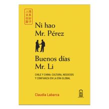 NI HAO MR. PÉREZ. BUENOS DÍAS MR. LI