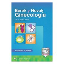 GINECOLOGIA DE NOVAK 16 ED.